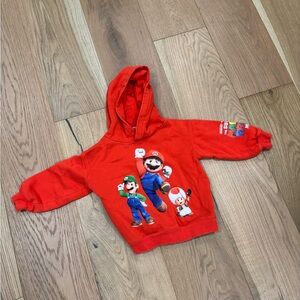 H&M Super Mario Movie Red 3y-4y Hoodie